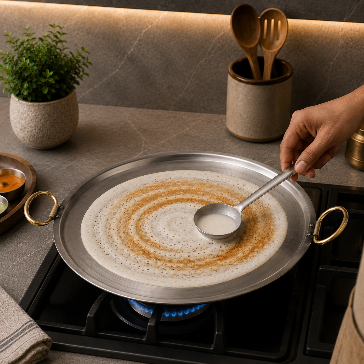 Brass Dosa Tawa