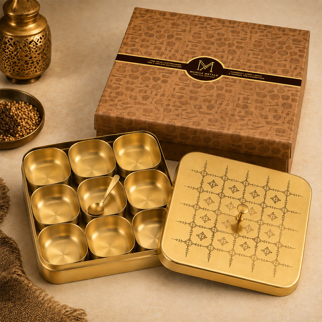 Brass Masala Dani Square Shape