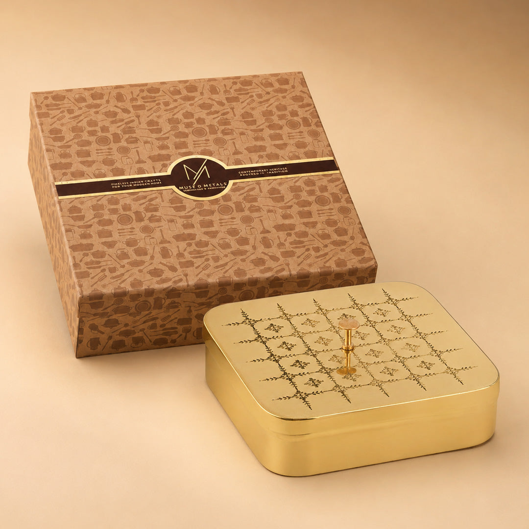 Brass Masala Dani Square Shape