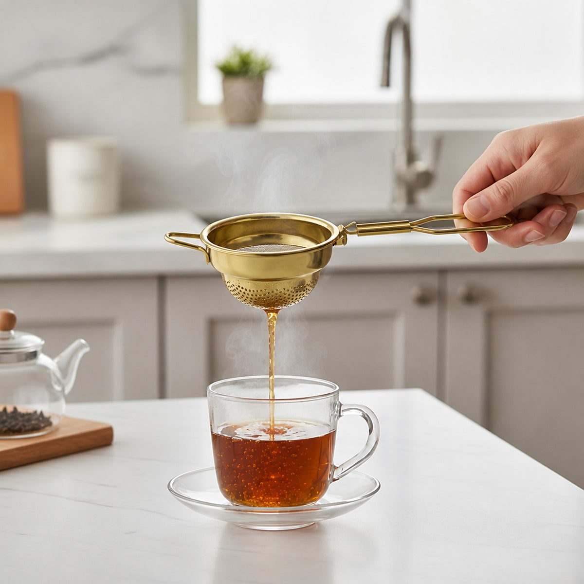 Brass Tea Stainer