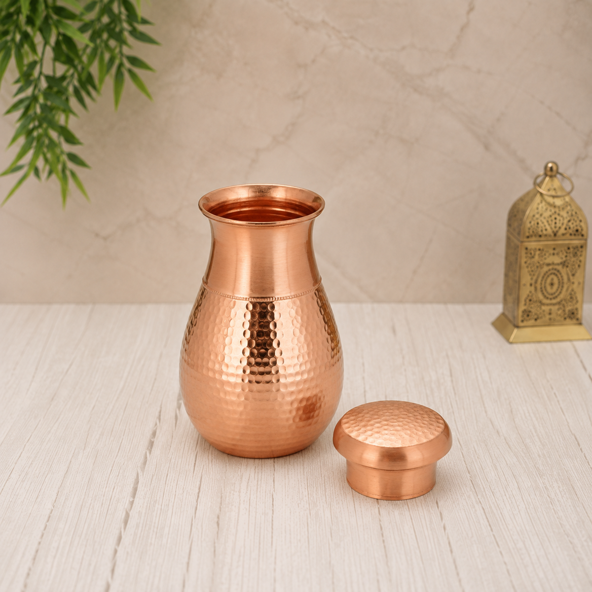 Copper Hammered/ Balloon Bottle