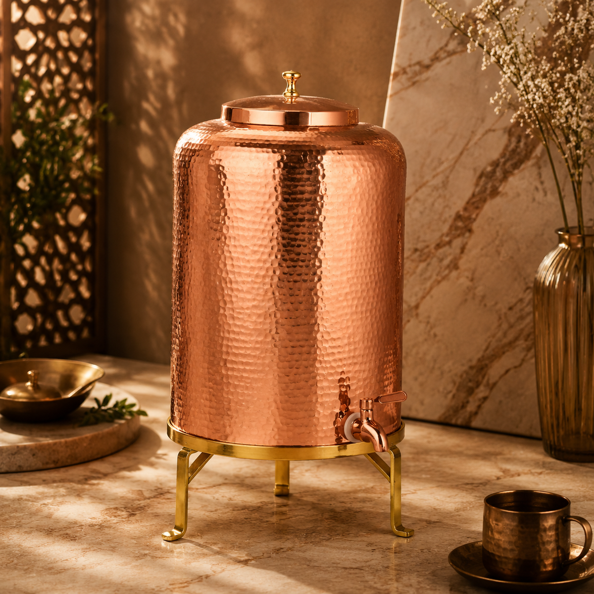 Copper Water Dispenser - 8 ltr