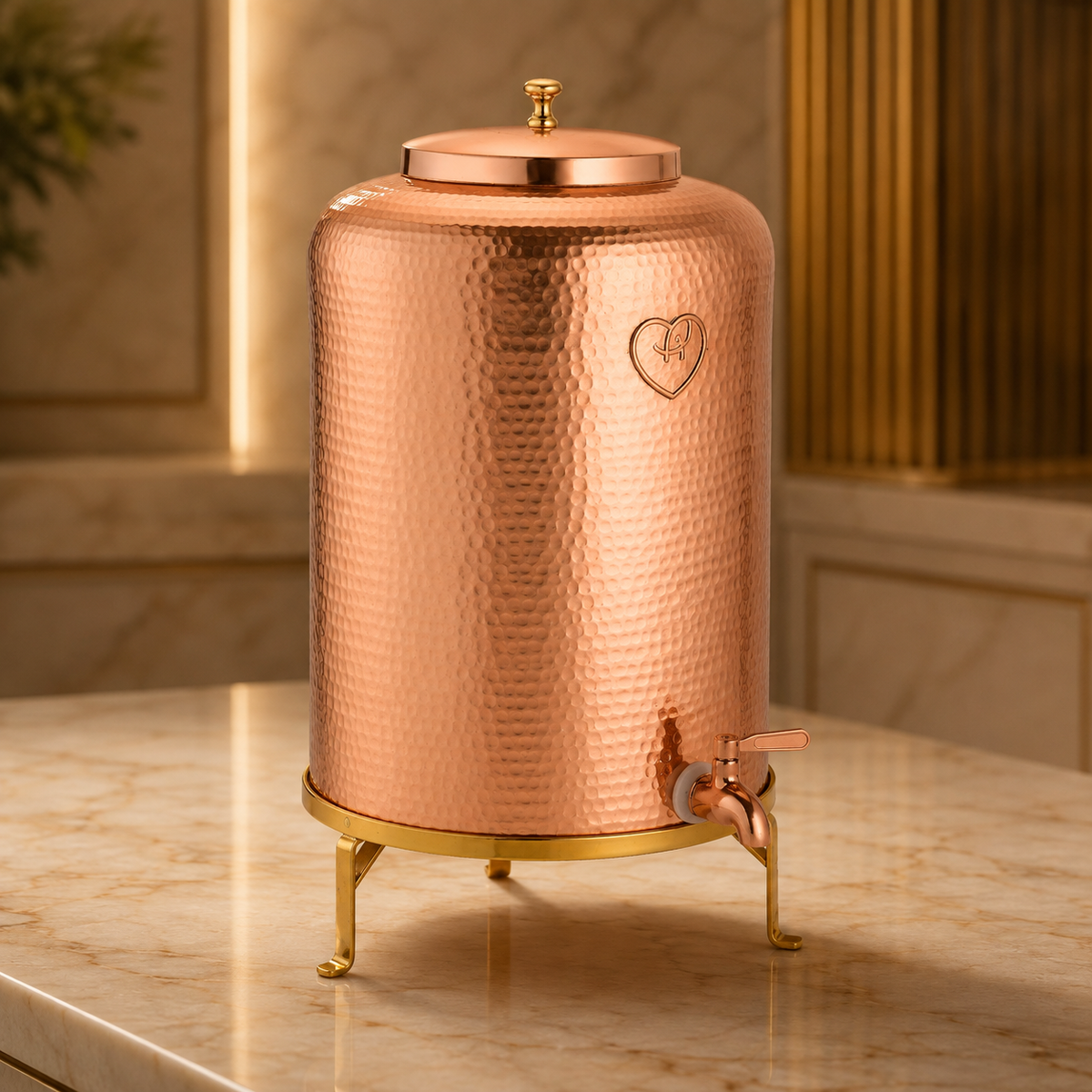 Copper Water Dispenser - 8 ltr