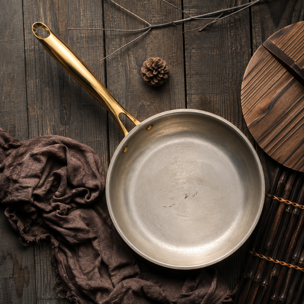 Brass Fry Pan