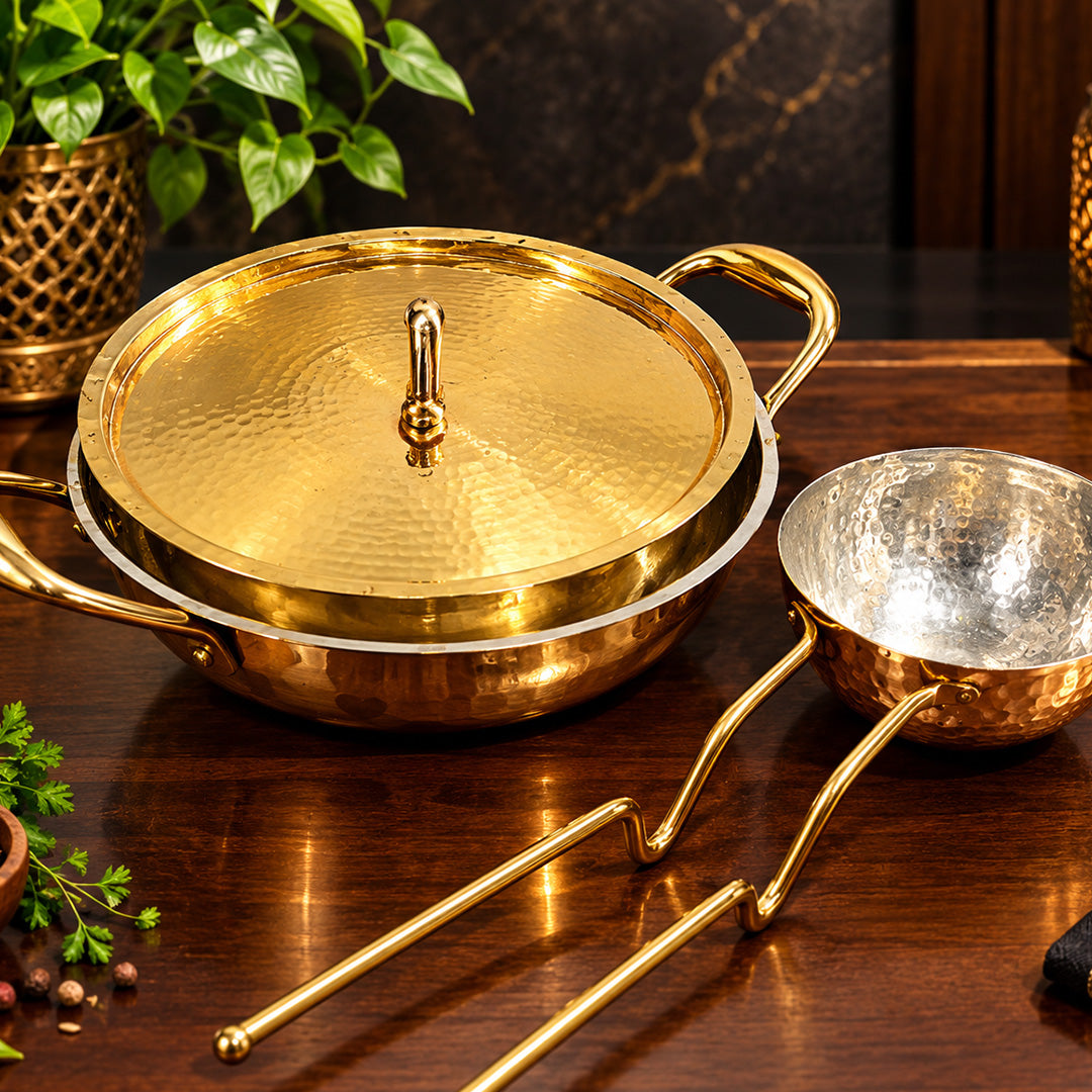 Brass Kadhai & Tadka Pan
